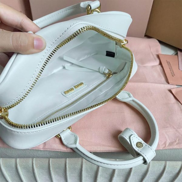 MIUMIU Medium Arcadie Leather Bag(HIGH-END GRADE) - Image 8