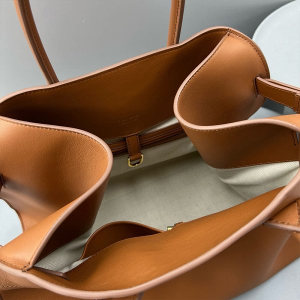 THE ROW  Soft Margaux 15 leather bag(High-end Grade) - Image 8