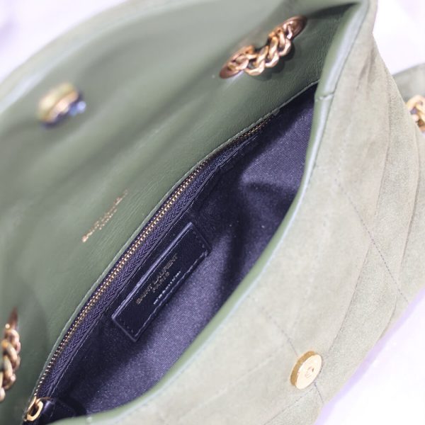 YSL Toy Puffer in suede - Image 8