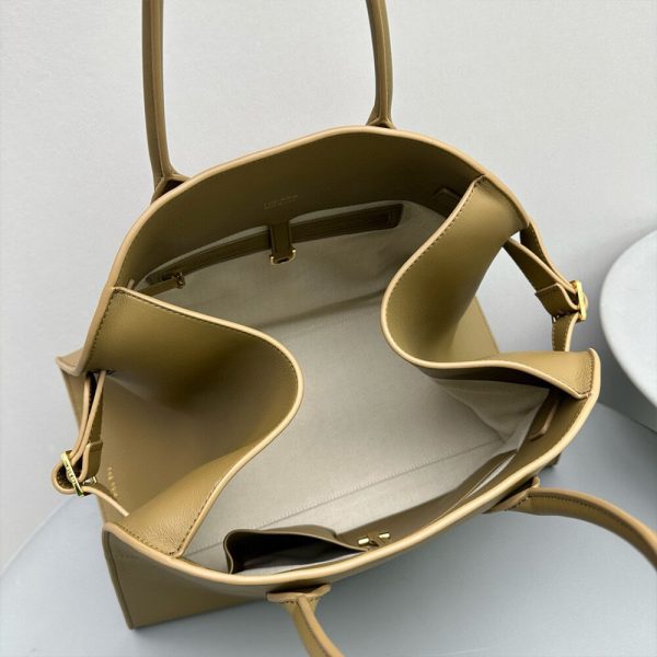 THE ROW  Soft Margaux 15 leather bag(High-end Grade) - Image 8