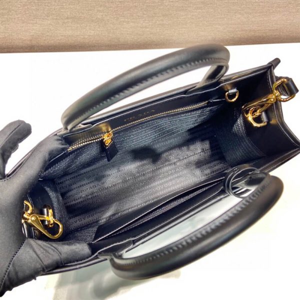 Prada Small leather Prada Symbole bag with topstitching - Image 8