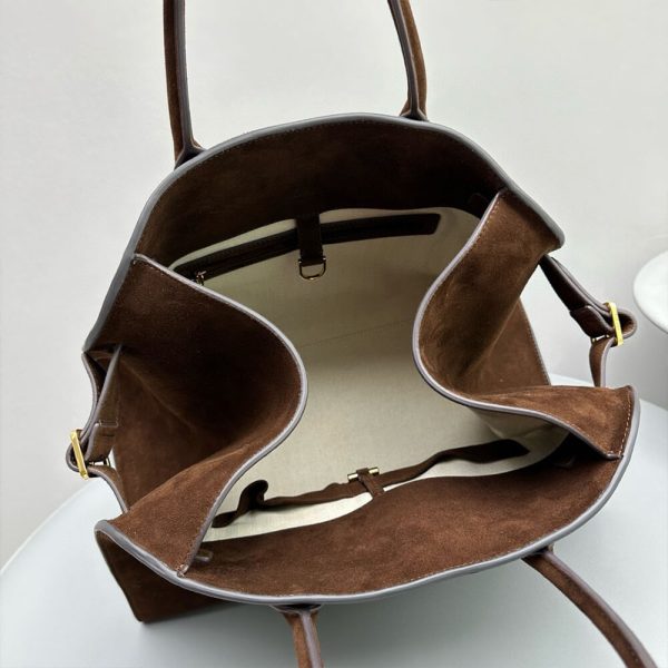 THE ROW  Soft Margaux 15 sued bag(High-end Grade) - Image 8