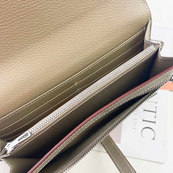 HERMES New H Passant Toutenmain wallet(HIGH-END GRADE) - Image 8