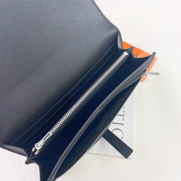 HERMES New H Passant Toutenmain wallet(HIGH-END GRADE) - Image 8