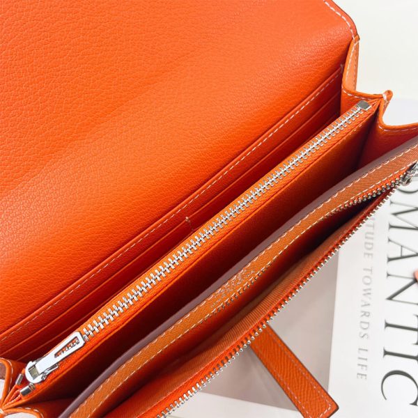 HERMES New H Passant Toutenmain wallet(HIGH-END GRADE) - Image 8