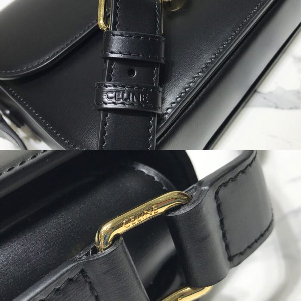 CELINE CLASSIQUE TRIOMPHE BAG IN SHINY CALFSKIN(HIGH-END GRADE) - Image 8
