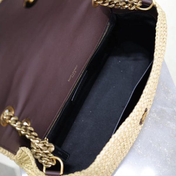 SAINT LAURENT NIKI CHAIN MEDIUM IN RAFFIA(HIGH-END GRADE) - Image 8