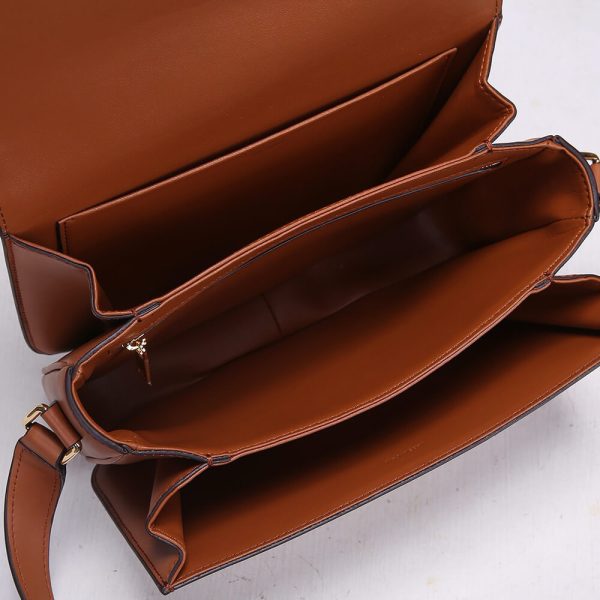 CELINE CLASSIQUE TRIOMPHE BAG IN TRIOMPHE CANVAS AND CALFSKIN - Image 8