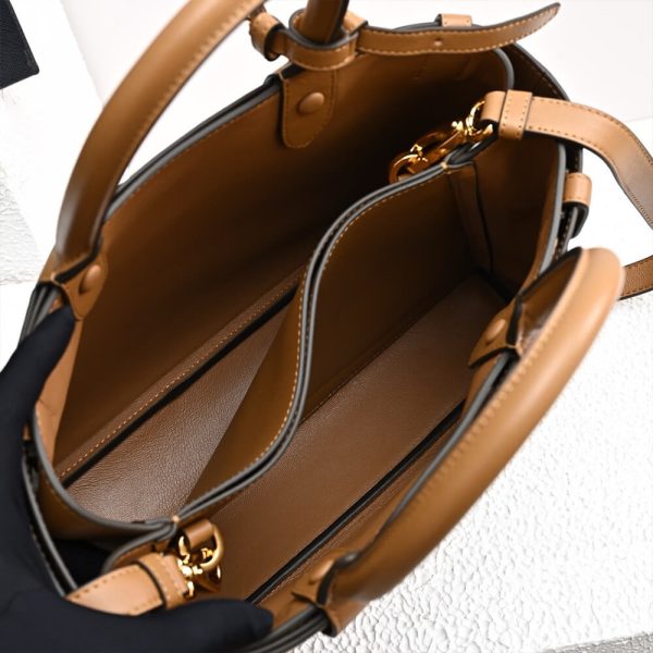 Prada Buckle small leather handbag with belt(high-end grade) - Image 8