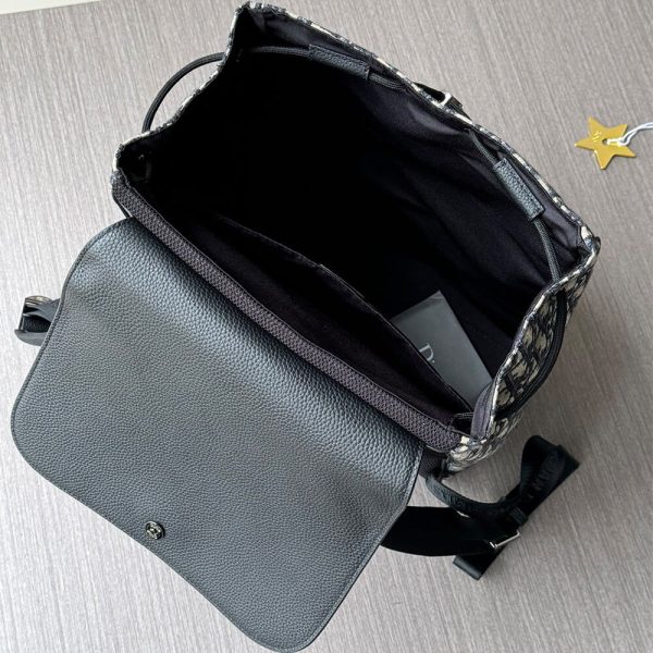 Dior Saddle Backpack with Flap(high-end grade) - Image 8
