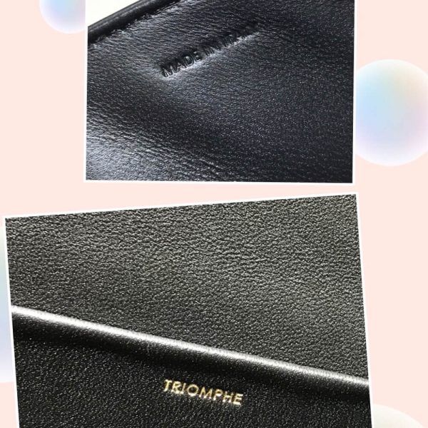 CELINE CLASSIQUE TRIOMPHE BAG IN SHINY CALFSKIN(HIGH-END GRADE) - Image 9