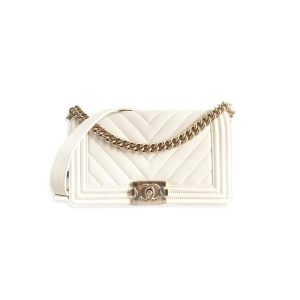 Chevron Boy Chanel Handbag