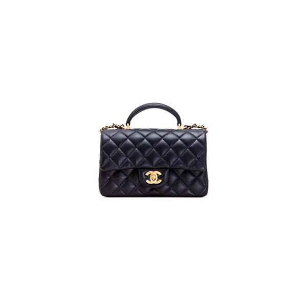 Chanel Mini Flap with Top Handle(HIGH-END GRADE)