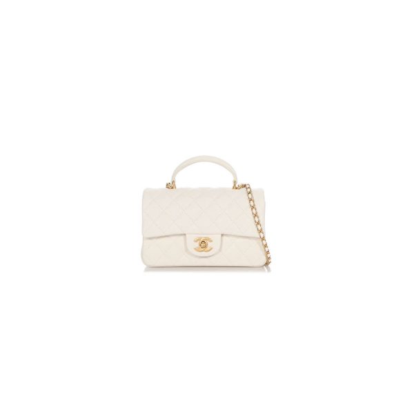 CHANEL Mini Classic Handbag With Top Handle