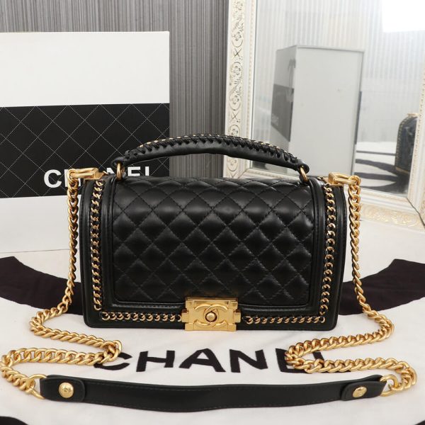 Chanel Top Handle Boy Handbag - Image 2