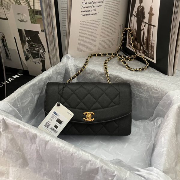 Chanel Vintage Small Diana Flap Bag - Image 2