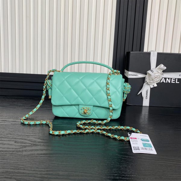 CHANEL Flap Bag with Top Handle(HIGH-END GRADE) - Image 2