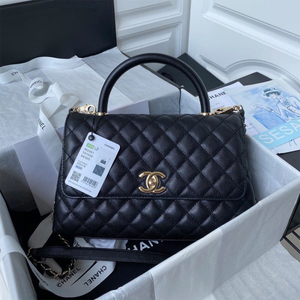 CHANEL Large Flap Bag With Top Handle(high-end grade) - Image 2
