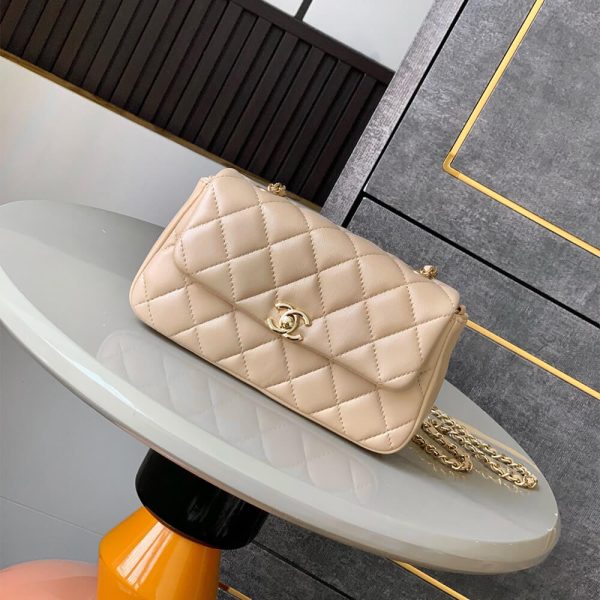 Chanel FLAP PHONE HOLDER WITH CHAIN(HIGH-END GRADE) - Image 2