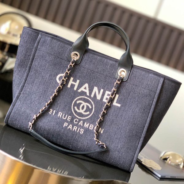 CHANEL LARGE DEAUVILLE TOTE(HIGH-END GRADE) - Image 2