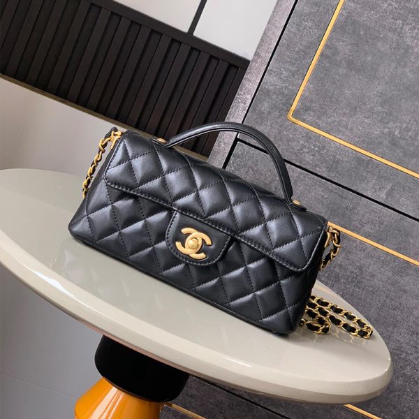 CHANEL Mini Flap Bag with Top Handle(HIGH-END GRADE) - Image 2