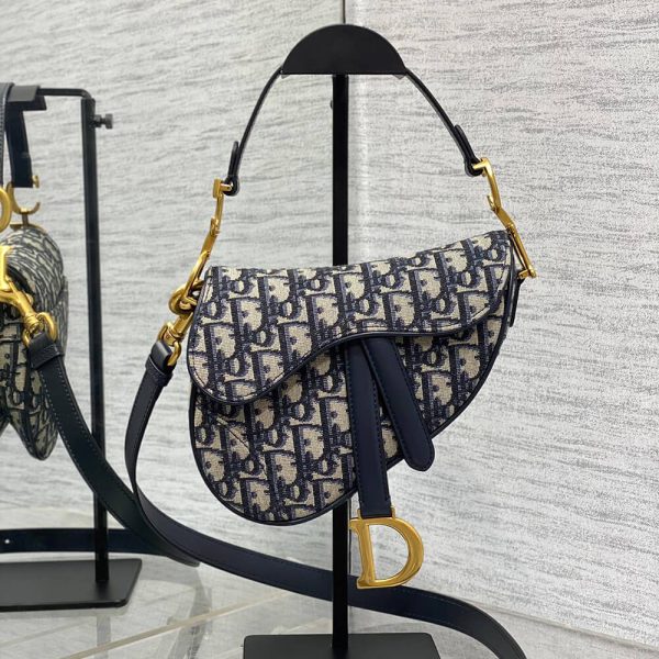 DIOR Mini Saddle Bag with Strap - Image 2
