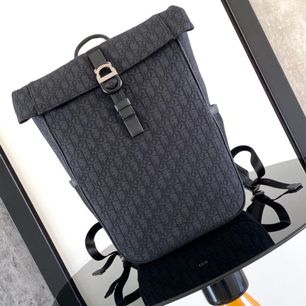 Dior 8 Roll Top Backpack(high-end grade) - Image 2