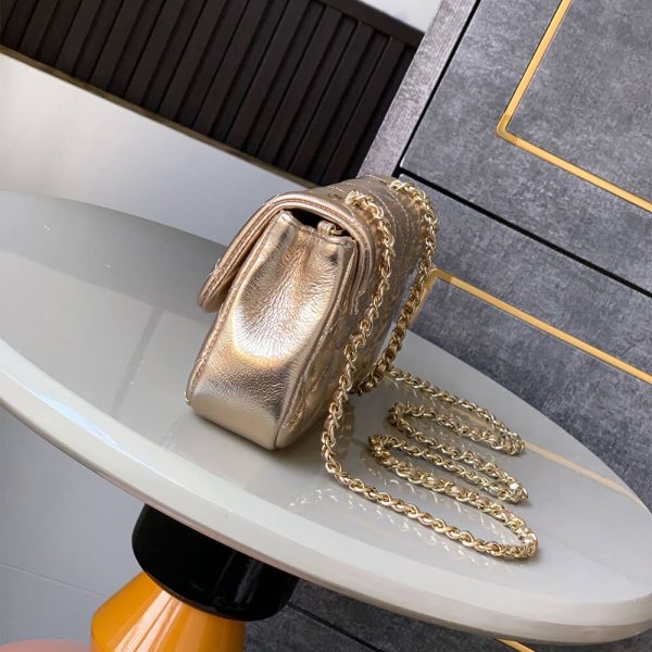 Chanel FLAP PHONE HOLDER WITH CHAIN(HIGH-END GRADE) - Image 3