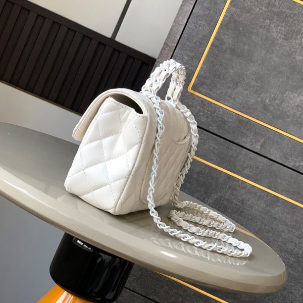 Chanel Mini Flap Bag with Top Handle(HIGH-END GRADE) - Image 3