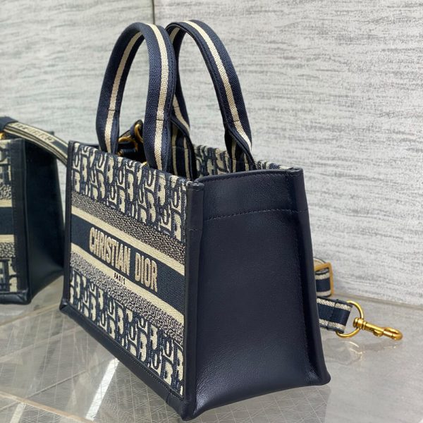 Dior East-West Dior Book Tote with strap - Image 4