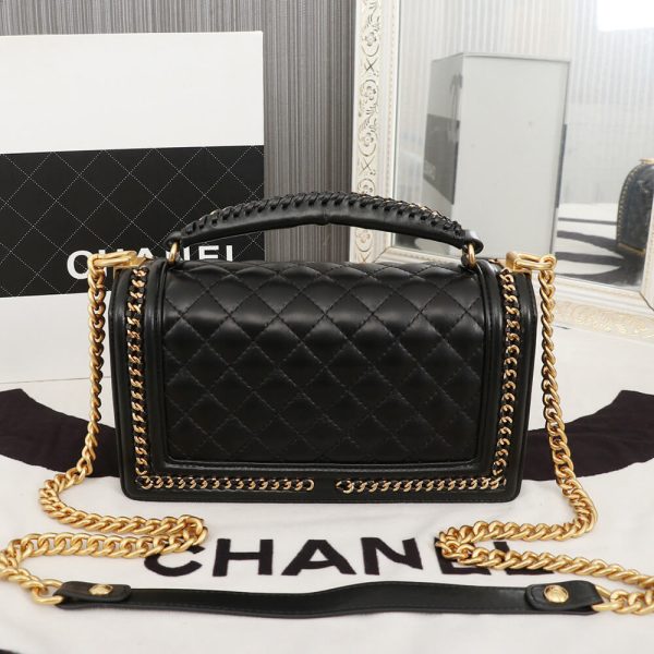 Chanel Top Handle Boy Handbag - Image 4