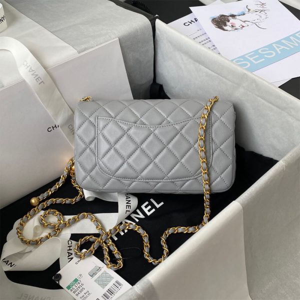 Chanel Pearl Crush Mini Rectangular Flap - Image 4
