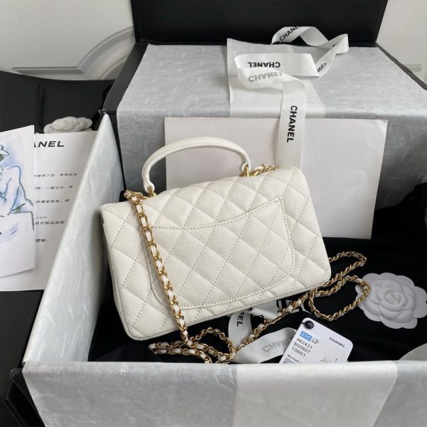CHANEL Mini Classic Handbag With Top Handle - Image 4