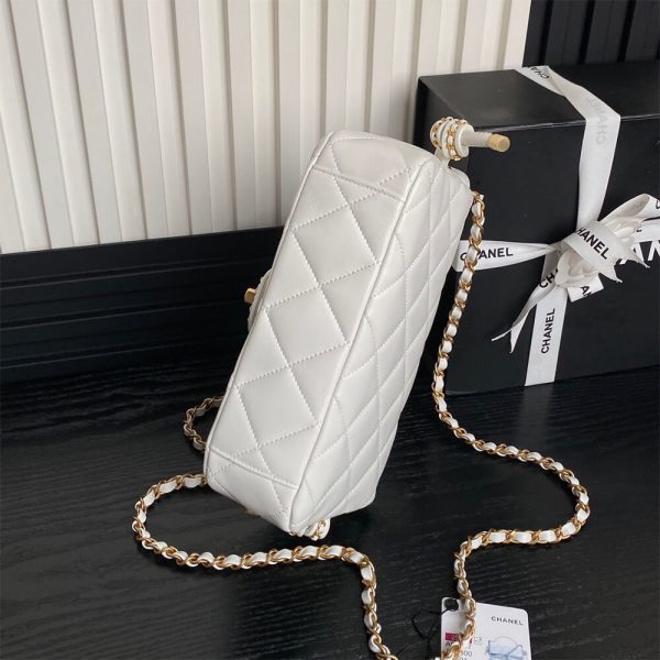 CHANEL Flap Bag with Top Handle(HIGH-END GRADE) - Image 4
