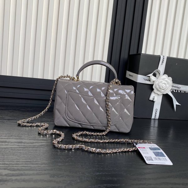 CHANEL Mini Classic Handbag With Top Handle - Image 4