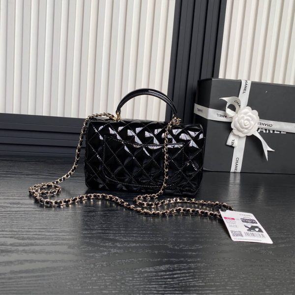 CHANEL Mini Classic Handbag With Top Handle - Image 4