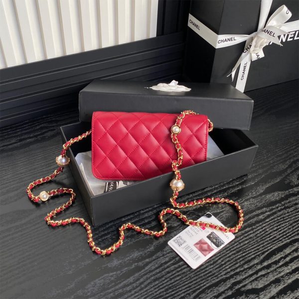 CHANEL Flap Phone Holder with Chain(HIGH-END GRADE) - Image 4