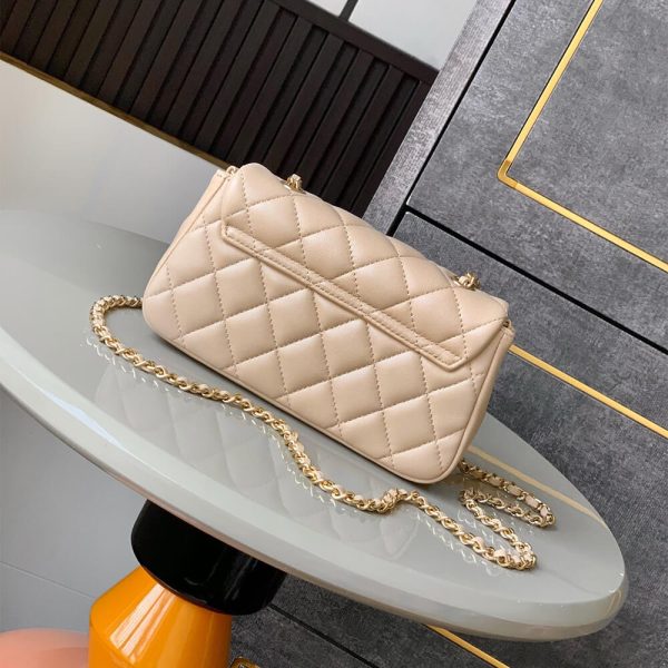 Chanel FLAP PHONE HOLDER WITH CHAIN(HIGH-END GRADE) - Image 4