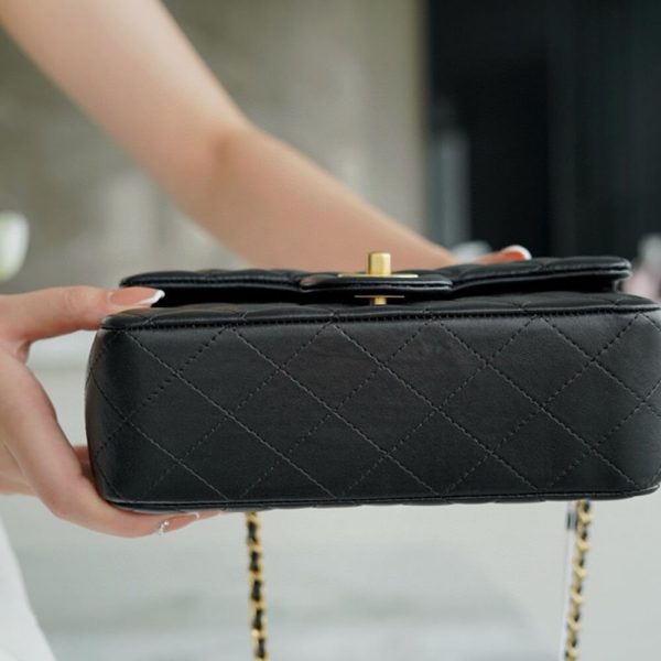 Chanel Mini Flap with Top Handle(HIGH-END GRADE) - Image 5