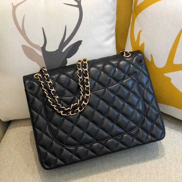 CHANEL Classic Maxi Handbag - Image 5