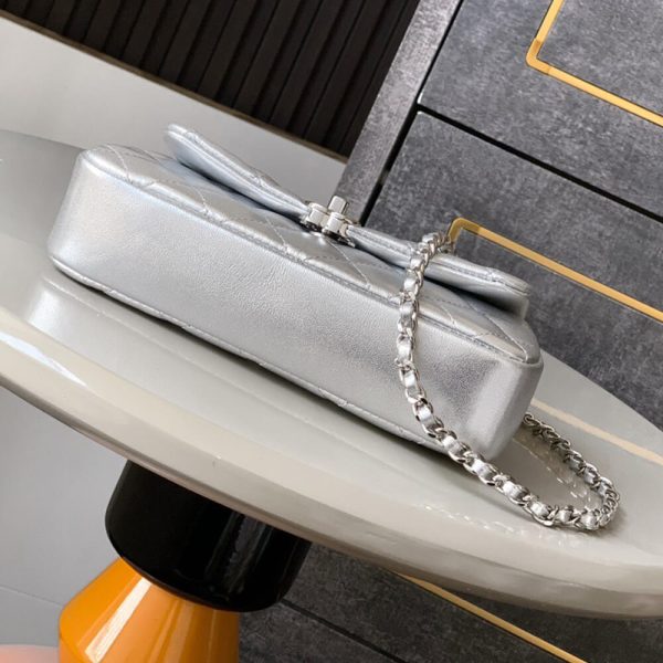 Chanel FLAP PHONE HOLDER WITH CHAIN(HIGH-END GRADE) - Image 5