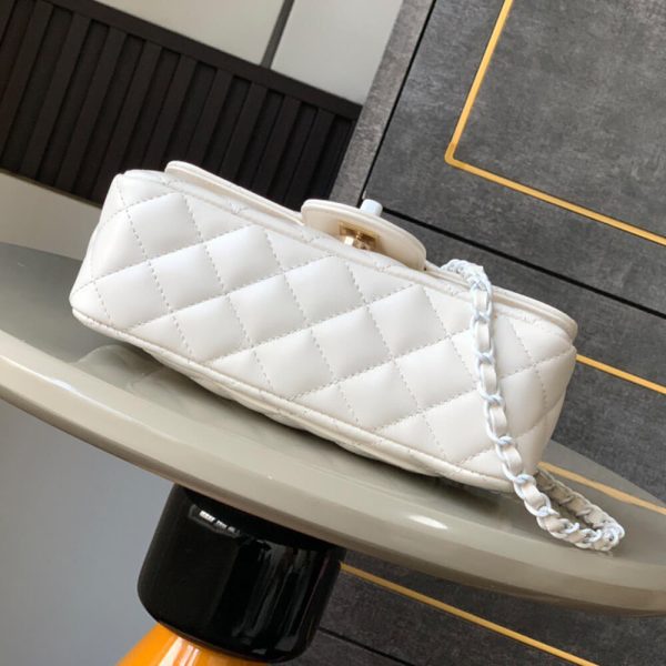 Chanel Mini Flap Bag with Top Handle(HIGH-END GRADE) - Image 5