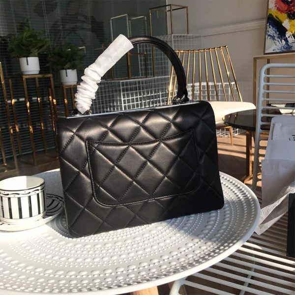 CHANEL FLAP BAG WITH TOP HANDLE(HIGH-END GRADE) - Image 5