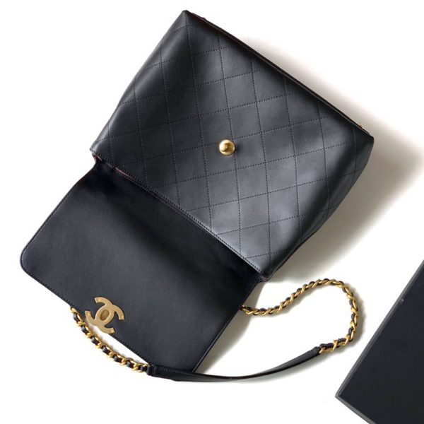 Chanel Maxi Flap Bag With Top Handle(HIGH-END GRADE) - Image 6
