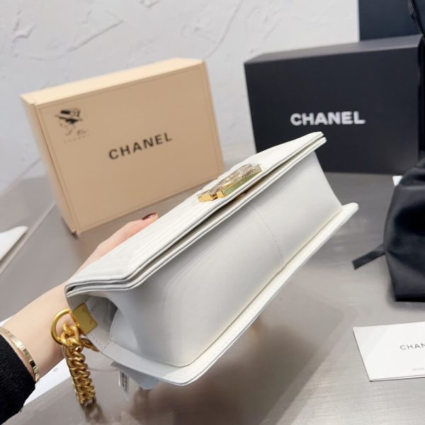 Chevron Boy Chanel Handbag - Image 6