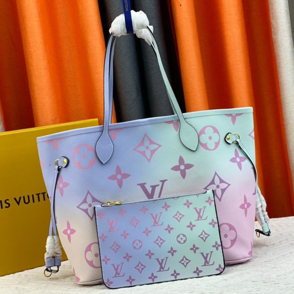 LV Neverfull MM Sunrise Pastel - Image 6