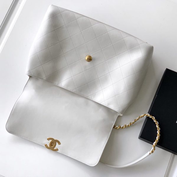 Chanel Maxi Flap Bag With Top Handle(HIGH-END GRADE) - Image 6