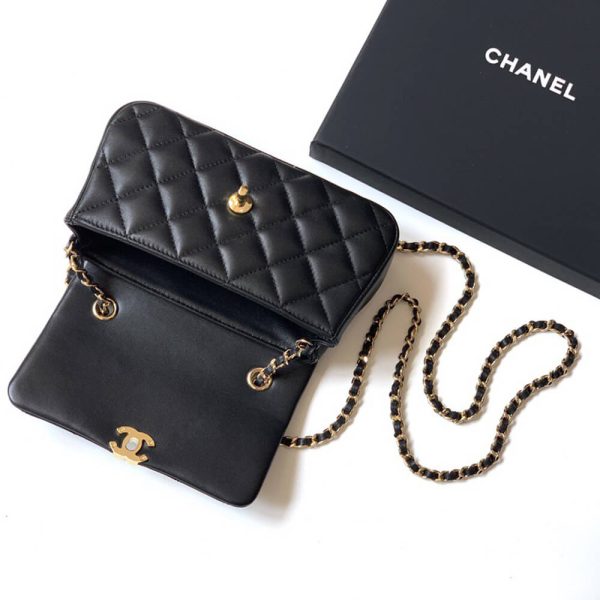 Chanel FLAP PHONE HOLDER WITH CHAIN(HIGH-END GRADE) - Image 6