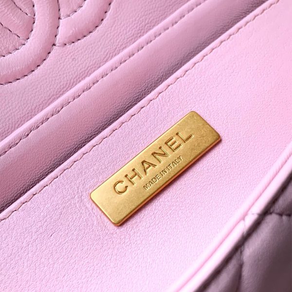 CHANEL Mini Flap Bag with Top Handle(HIGH-END GRADE) - Image 6