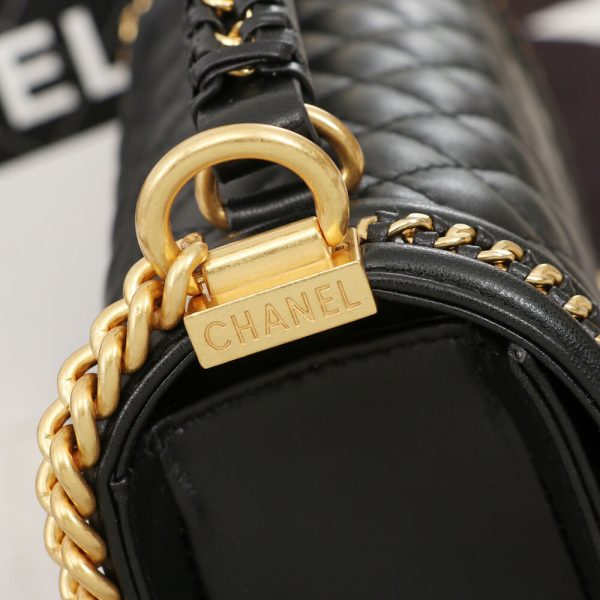Chanel Top Handle Boy Handbag - Image 7